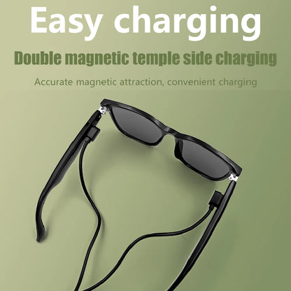 Smart Glasses Bluetooth Make Receive Call Music Camera Noise Reduction UV 400 anti Blue Light Glasses TWS Men Women Gifts